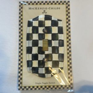 Mackenzie Childs light switch plate. New not in original packing